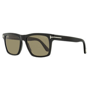 Tom Ford Buckley-02 Polarized Sunglasses TF906 01H Black 56mm FT0906